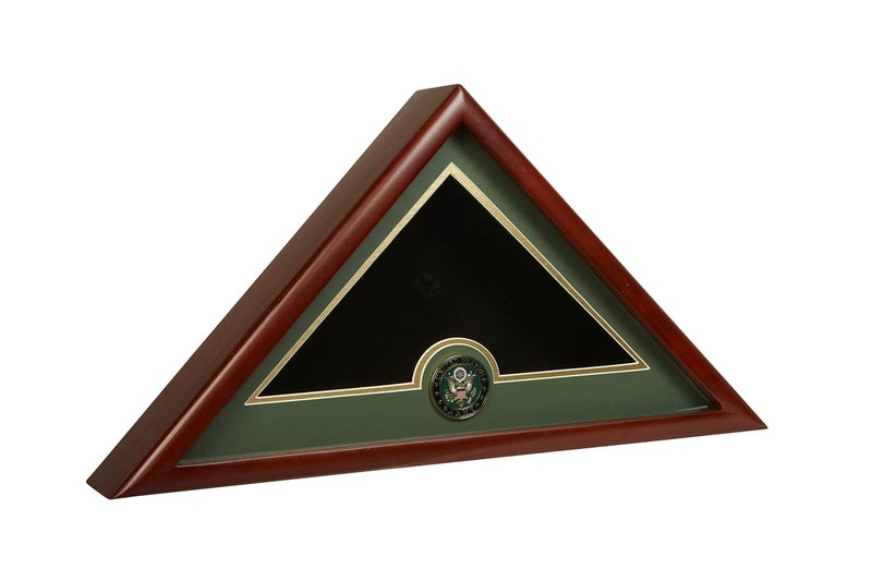 Allied Flag US Flag Display Case with Army Medallion Crafted from Premium Quality Materials - Made in USA - Image 2